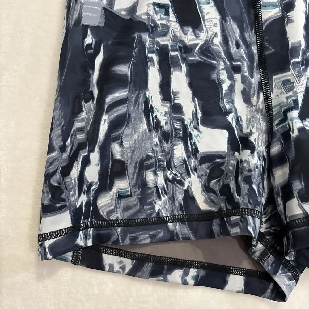 Nike Pro Dri-FIT Bike Shorts Abstract Print Athletic Compression Women's Medium